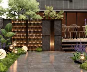 Modern Courtyard/landscape-ID:744664914