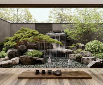 Japanese Style Courtyard/landscape-ID:136745939