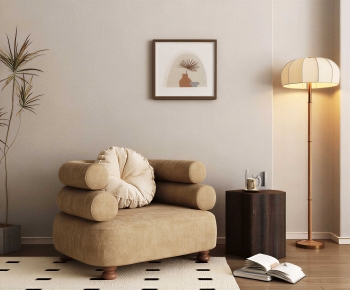 Wabi-sabi Style Single Sofa-ID:432166105