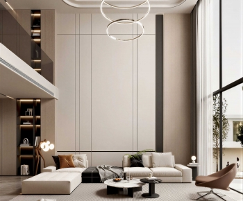 Modern A Living Room-ID:379057881