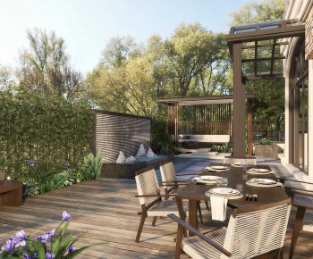 New Chinese Style Courtyard/landscape-ID:135760074