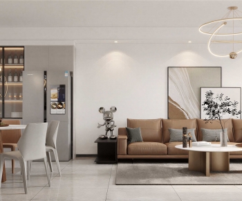 Modern A Living Room-ID:893625975