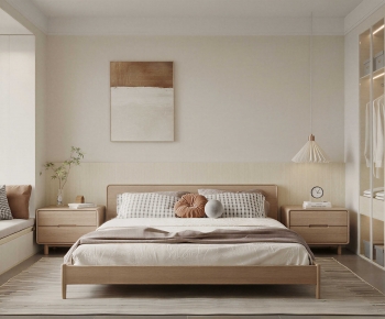 Wabi-sabi Style Bedroom-ID:398417006