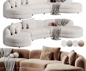 Modern Curved Sofa-ID:989320043