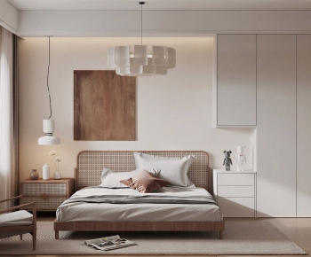 Wabi-sabi Style Bedroom-ID:482559928