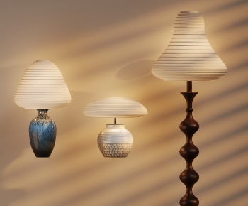 Wabi-sabi Style Table Lamp-ID:719875101