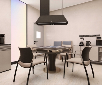 Modern Mahjong Tables And Chairs-ID:362560038