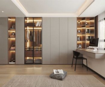 Modern Clothes Storage Area-ID:851663117