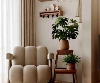 Modern Single Sofa-ID:580828919