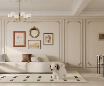 French Style A Living Room-ID:142369991