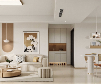 Modern A Living Room-ID:611906056