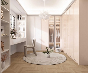 French Style Clothes Storage Area-ID:525958062