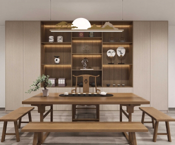 New Chinese Style Dining Room-ID:399789098