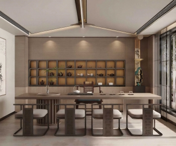 New Chinese Style Tea House-ID:646769053