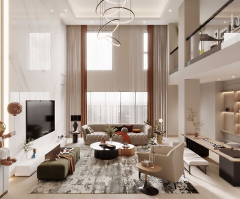 Modern A Living Room-ID:803028114