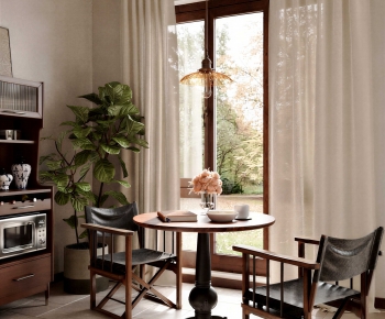 Retro Style Dining Room-ID:236896993