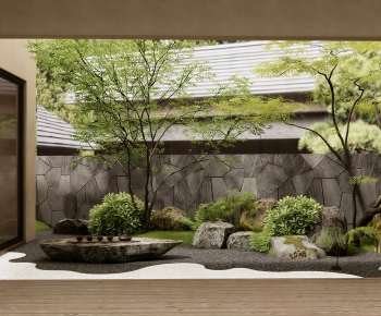 Japanese Style Courtyard/landscape-ID:376729018