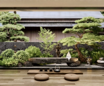 Japanese Style Courtyard/landscape-ID:283572918