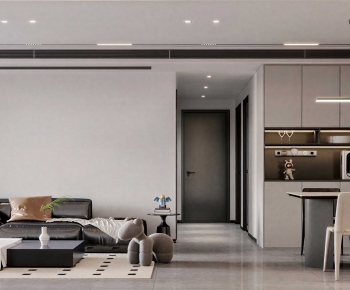 Modern A Living Room-ID:746794943