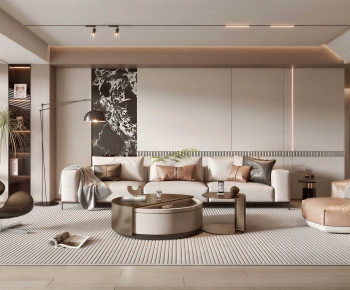 Modern A Living Room-ID:661340009