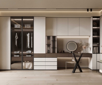 Modern Clothes Storage Area-ID:752944957