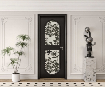 French Style Single Door-ID:690592053