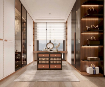 New Chinese Style Clothes Storage Area-ID:120973114