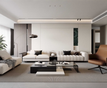 Modern A Living Room-ID:704752924