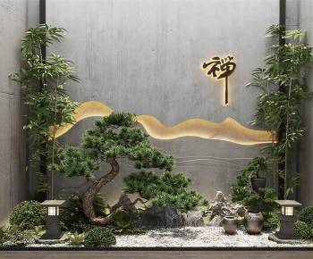 New Chinese Style Garden Landscape-ID:160121922