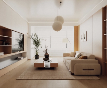 Modern A Living Room-ID:663366087