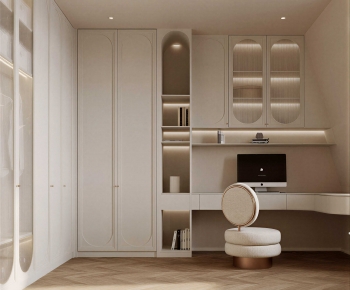 French Style Clothes Storage Area-ID:708372122