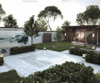 New Chinese Style Courtyard/landscape-ID:193759927