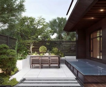 Modern Courtyard/landscape-ID:784960991