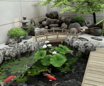 New Chinese Style Courtyard/landscape-ID:815938955