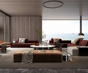 Modern A Living Room-ID:414741039