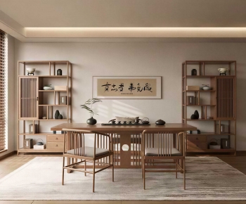 New Chinese Style Tea House-ID:222177035