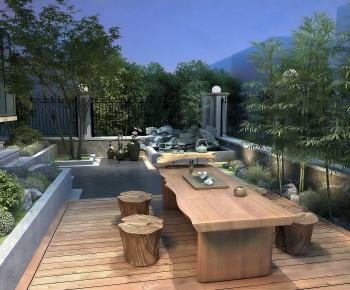 New Chinese Style Courtyard/landscape-ID:410325055