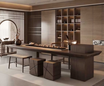 New Chinese Style Tea House-ID:521975998