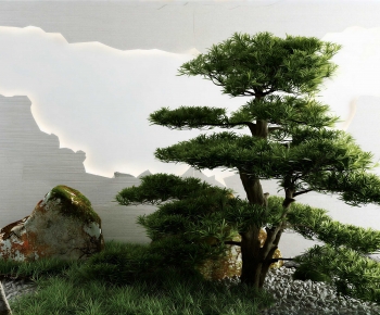 New Chinese Style Rockery Waterscape-ID:397185096