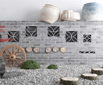 New Chinese Style Rockery Waterscape-ID:651400188