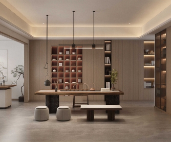 New Chinese Style Tea House-ID:529552949