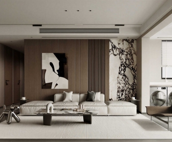 Modern A Living Room-ID:281689225