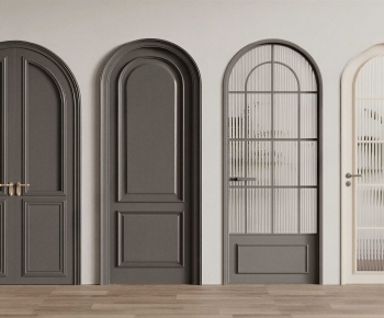 French Style Single Door-ID:371899677