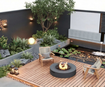 Modern Courtyard/landscape-ID:510660895