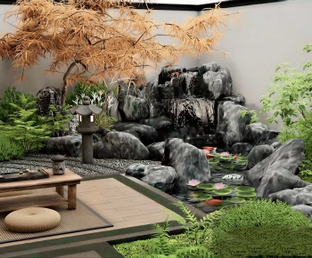 Japanese Style Courtyard/landscape-ID:580970059