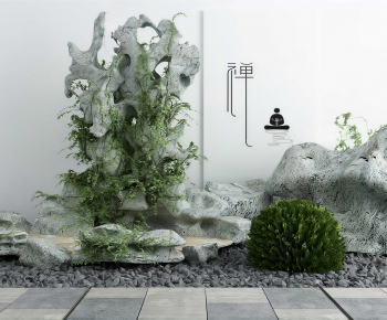 New Chinese Style Plant Landscaping-ID:482563975