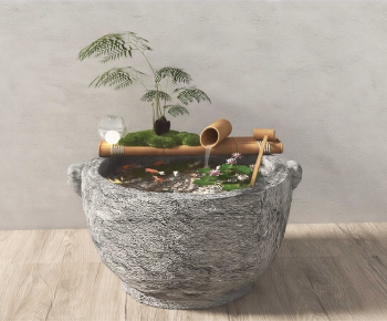 New Chinese Style Rockery Waterscape-ID:571329123