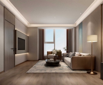 Modern A Living Room-ID:683893921