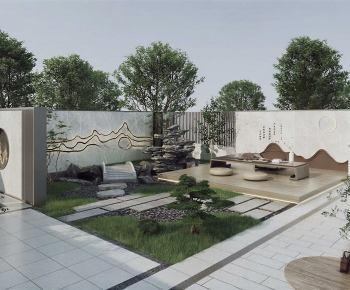 New Chinese Style Courtyard/landscape-ID:687275898