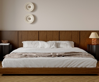 Modern Double Bed-ID:691021922